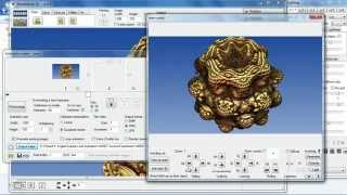 Mandelbulb 3D  Step 3 Setting up a hi definition render [upl. by Leunamne271]