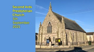 Second Newtownards Presbyterian Church Sunday Service 5th September 2021 [upl. by Eniamzaj274]