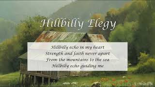 Hillbilly Elegy The Song [upl. by Cardie]