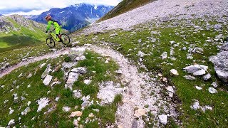 Bike Park Les Arcs quotAIGUILLE GRIVEquot Trail [upl. by Jarvis]