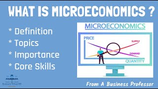 What is Microeconomics  From A Business Professor [upl. by Yendroc]