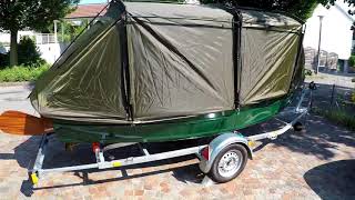 Boat Tent Installation  One Star Hotel [upl. by Shuman]