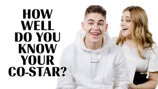 Josephine Langford and Hero FiennesTiffin Play How Well Do You Know Your CoStar  Marie Claire [upl. by Etteniotnna]