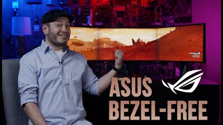 The ASUS BezelFree Kit hides the seams in your triple monitor setup [upl. by Mandie]