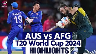 AUS vs AFG T20 World Cup 2024 Highlights Australia vs Afghanistan T20 World Cup Full Highlights [upl. by Hillman14]