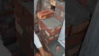 construction brickwork brick trending asmr diy bricklayer bricksengineering cement home [upl. by Zeralda]