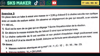 Exercice corrigé sur les Alcools PC Terminale S [upl. by Arianna246]