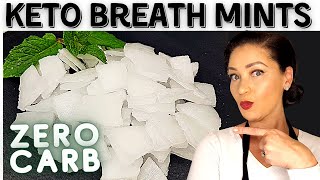 Keto Breath Mints  Peppermint Frost  2Ingredients  0 Carbs [upl. by Renado]