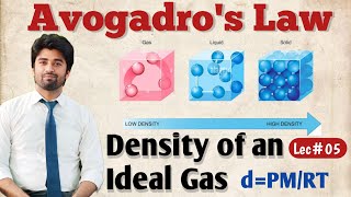 Avogadros Law Class 11 Chemistry  Density of an Ideal Gas [upl. by Pricilla]