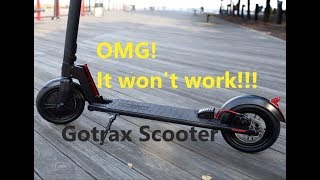 Gotrax scooter doesn’t work [upl. by Nylad]