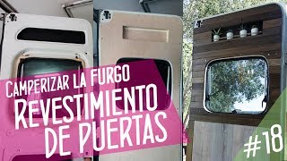 Revestimiento de puertas para furgoneta  Camperización furgoneta 18 [upl. by Apurk]