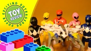 Imaginext Power Rangers battle Ritas Putty Patrol and Green Ranger [upl. by Win]