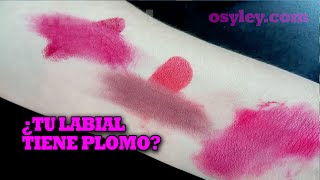 Prueba Para Ver Si Tu Labial Tiene Plomo El Plomo Puede Causar Cancer  OSYLEY [upl. by Boutis]