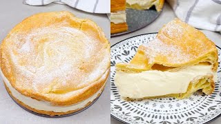 Polish carpathian mountain cream cake karpatka the easy recipe to try [upl. by Groeg]