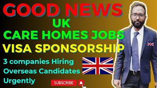 Care Worker Jobs In UK with sponsorship  Apply Now  Overseas Opportunity  ImmigratinsDiaries [upl. by Rudin]