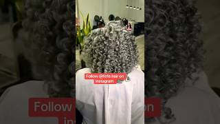 OMG the key to the perfect flexi rod curls hairstyle viralvideo viralshort trend fefehair [upl. by Elleda]