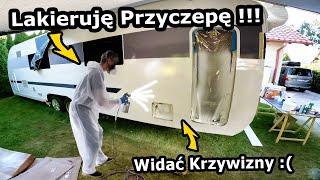 Nakładam Lakier na Ścianę  Jak Wygląda Przyczepa Kempingowa po Malowaniu Wyjeżdżamy do 980 [upl. by Mide]