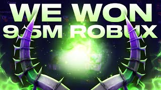 OVER 9 MILLION ROBUX IN WINS ON RBXGOLD INSANE [upl. by Glenden]