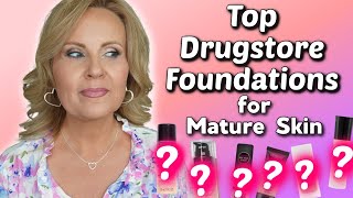 Best Drugstore Foundation for Over 40 Dry Mature Skin [upl. by Gris649]