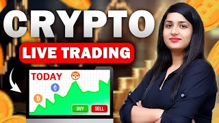 17 OCT Crypto live trading  bitcoin live trading deltaexchange btc cryptolivetrading trading [upl. by Sofie414]