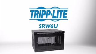 Tripp Lite 6U Wall Mount Rack Enclosure Cabinet SRW6U [upl. by Hart]