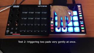 REVIEW Akai MPD218 vs PreSonus ATOM MIDI pad controllers [upl. by Trinatte330]