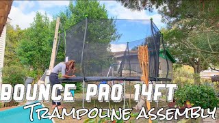 Trampoline Assembly  Time Lapse  Bounce Pro 14ft Trampoline By Sportspower [upl. by Brightman]