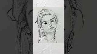 Loomis Method Portrait FaceHow to Draw a Face beginners tutorialshortvideo shortsketchdrawing [upl. by Irmine760]