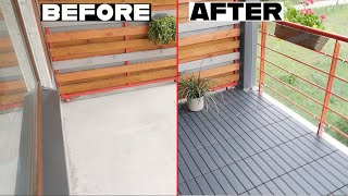 How to install IKEA Runnen Deck Tiles DIY [upl. by Bascomb]