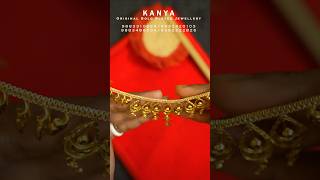 Jhalar Necklace kanyajewellery goldplatedjewellery necklace kanya jewellery [upl. by Tanitansy]