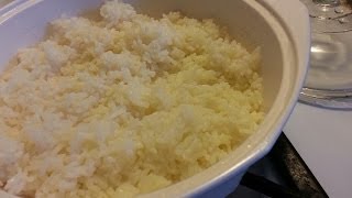 Oven Baked Rice  perfect every time [upl. by Ecirtram]