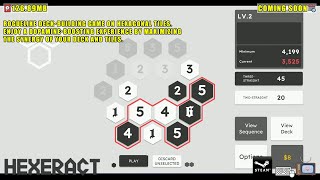 Hexeract PC  Roguelike deckbuilding game on hexagonal tiles [upl. by Kirschner]