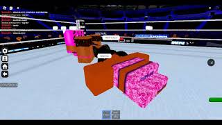 Jadah vs Bianca Belair Roblox WWE SmackDown 83024 [upl. by Analise349]