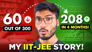 MY HONEST IITJEE STORY 🔥 Cracked JEE without Coaching [upl. by Lorac]