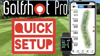 Golfshot pro app quick setup guide and review [upl. by Yboj420]