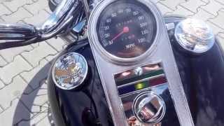 HarleyDavidson Softail Custom FXSTC 1994 black and fast [upl. by Riki]