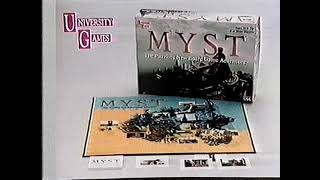 1998 MYST board game TV commercial University Games [upl. by Drahnreb]