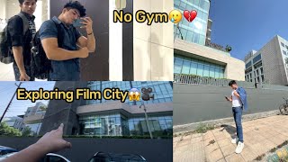 Exploring Film City Sec 16 Noida🔥 Gym Nhi Kr Pa Rha🥲💔 AAFT  GudduPandit [upl. by Fronia]