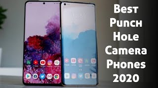 Top 5 Best Phones with Punch Hole Camera in 2020 [upl. by Phylys]