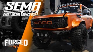 Every Custom BRONCO Build at SEMA 2023 [upl. by Spearing]