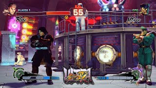 Ultra Street Fighter IV Ryu vs M Bison PC Mod [upl. by Haikan988]