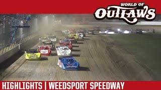 World of Outlaws Craftsman Late Models Weedsport Speedway June 21st 2016  HIGHLIGHTS [upl. by Caresse]