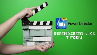 How to quickly Green Screen Cyberlink PowerDirector 19How to use chroma key in video editing [upl. by Koziara]