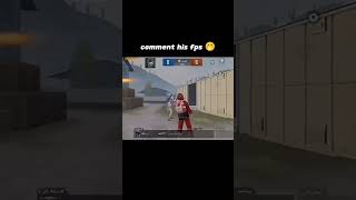 Comment his fps bgmi pubgmobile [upl. by Lodhia177]