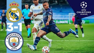 HIGHLIGHTS  Real Madrid 31 Man City 65 Aggregate [upl. by Labaw]