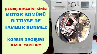 Çamaşır Makinesi Motor Kömürü  Motor Çalışmıyor [upl. by Mahgirb302]