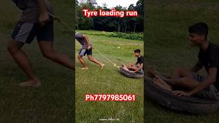 Tyre load running defence training youtubeshorts army trending chandpara defence academy [upl. by Nomyad560]