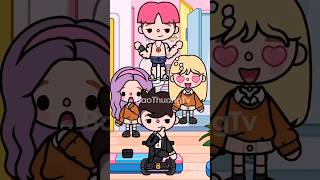 The girlfriends follow me but💘😍🤣tocaboca tocastory tocalifeworld shorts [upl. by Kora]