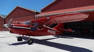 Flight in 1948 Stinson 1083 Voyager Agua Dulce Airport Taildragger FlyIn  Onboard Footage GoPro [upl. by Hindorff244]