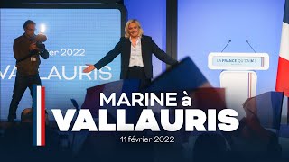 Discours de Marine Le Pen à Vallauris  M la France [upl. by Dweck257]